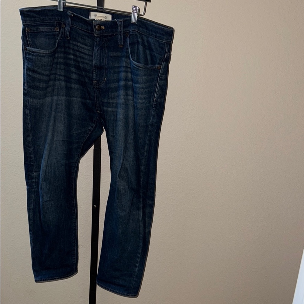 Madewell Men’s Blue Skinny Straight Jeans Classic Style 36 x 30